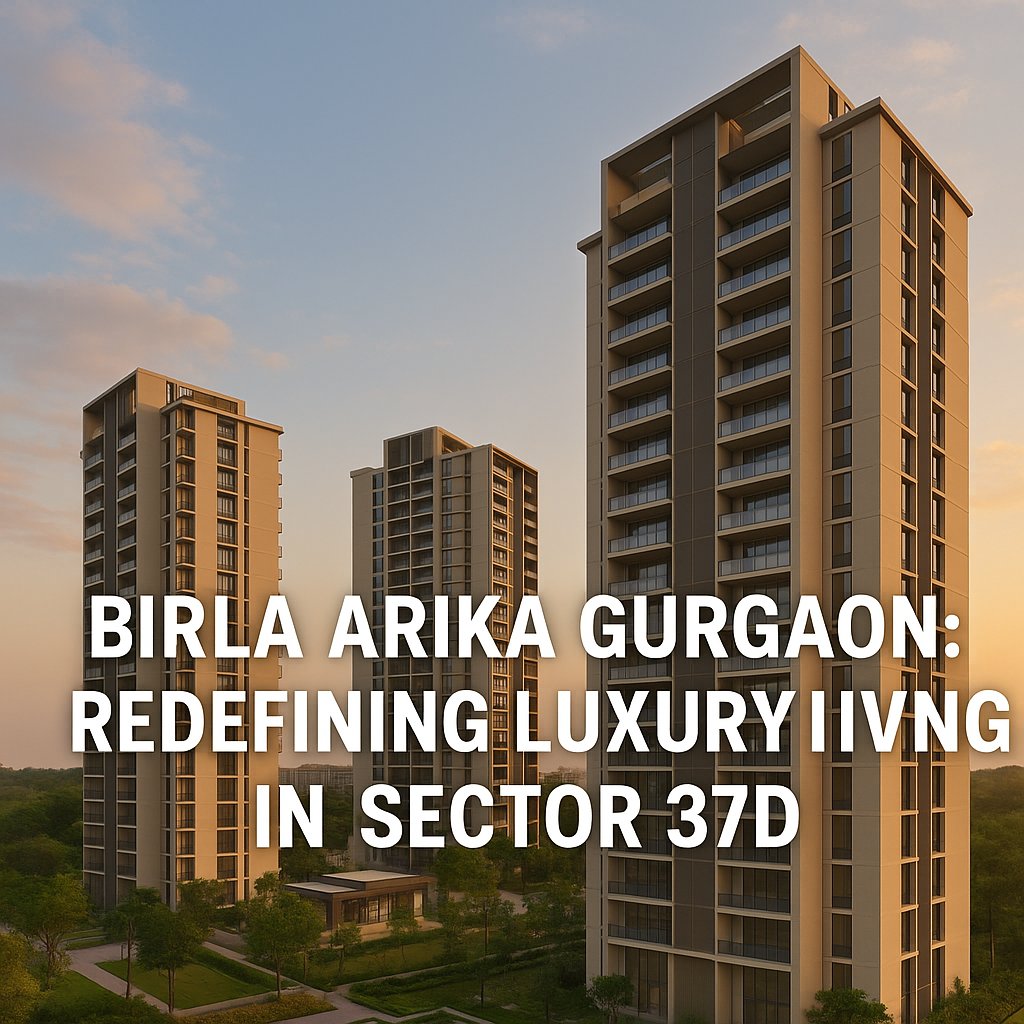Birla Arika luxury residential building in Sector 37D Gurgaon with modern architecture and landscaped surroundings