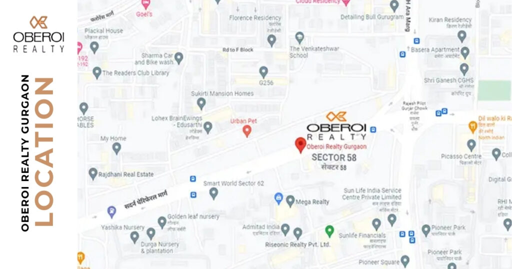 Oberoi Realty Gurgaon location