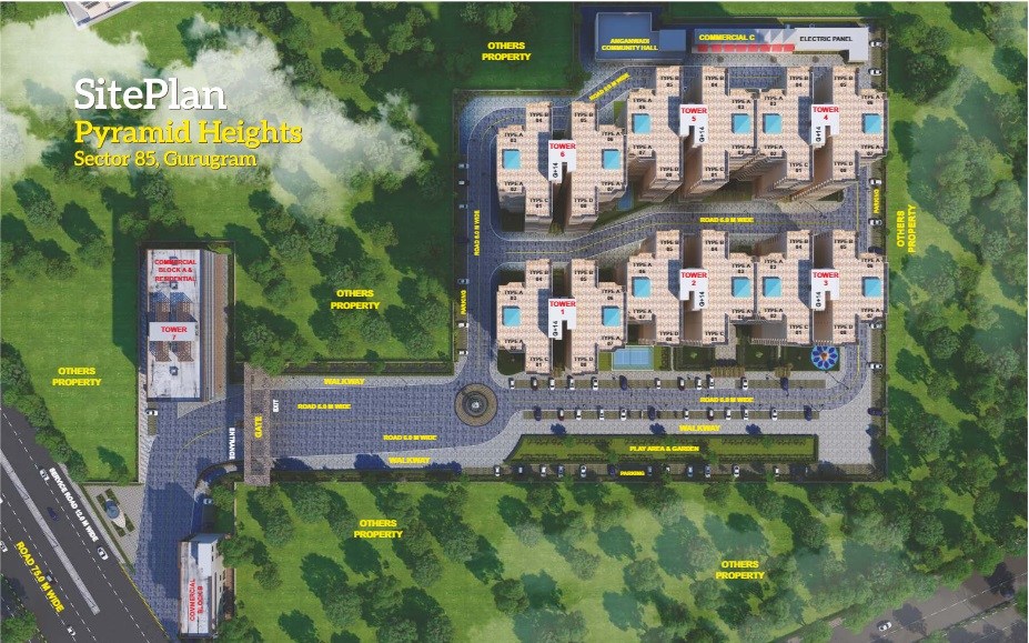 Pyramid Heights Siteplan