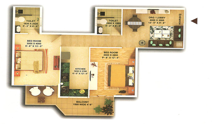 Floor Plan Pyramid Urban Homes 3 Gurgaon