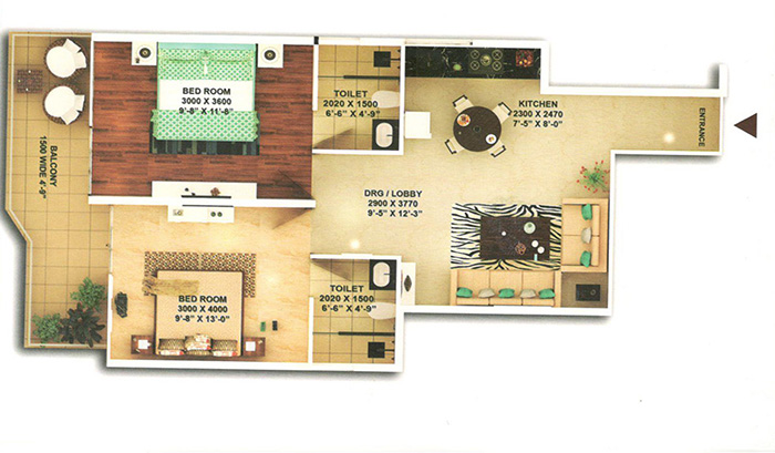 Floor Plan Pyramid Urban Homes 3 Gurgaon