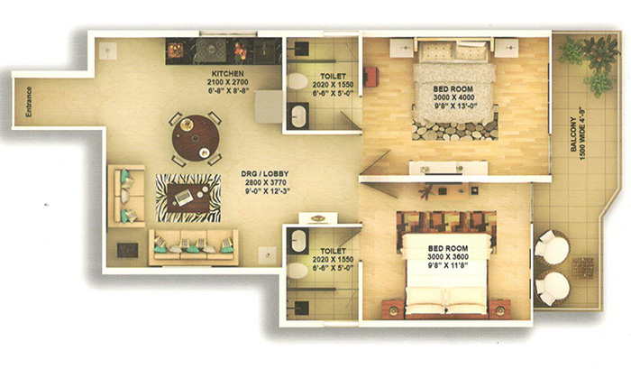 Floor Plan Pyramid Urban Homes 3 Gurgaon