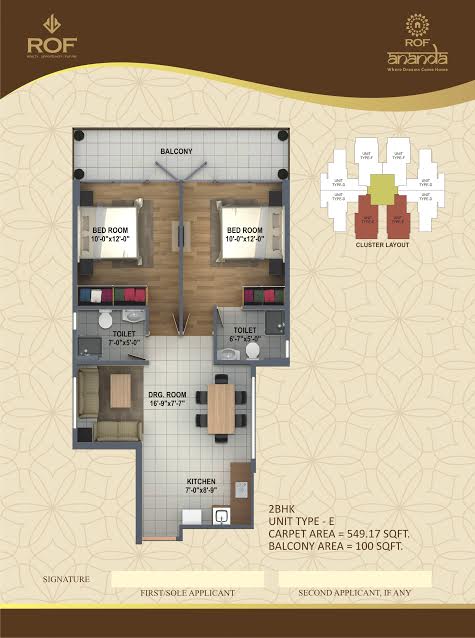 Floor Plan ROF Ananda