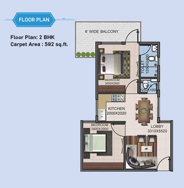 Floor Plan Supertech Basera Gurgaon