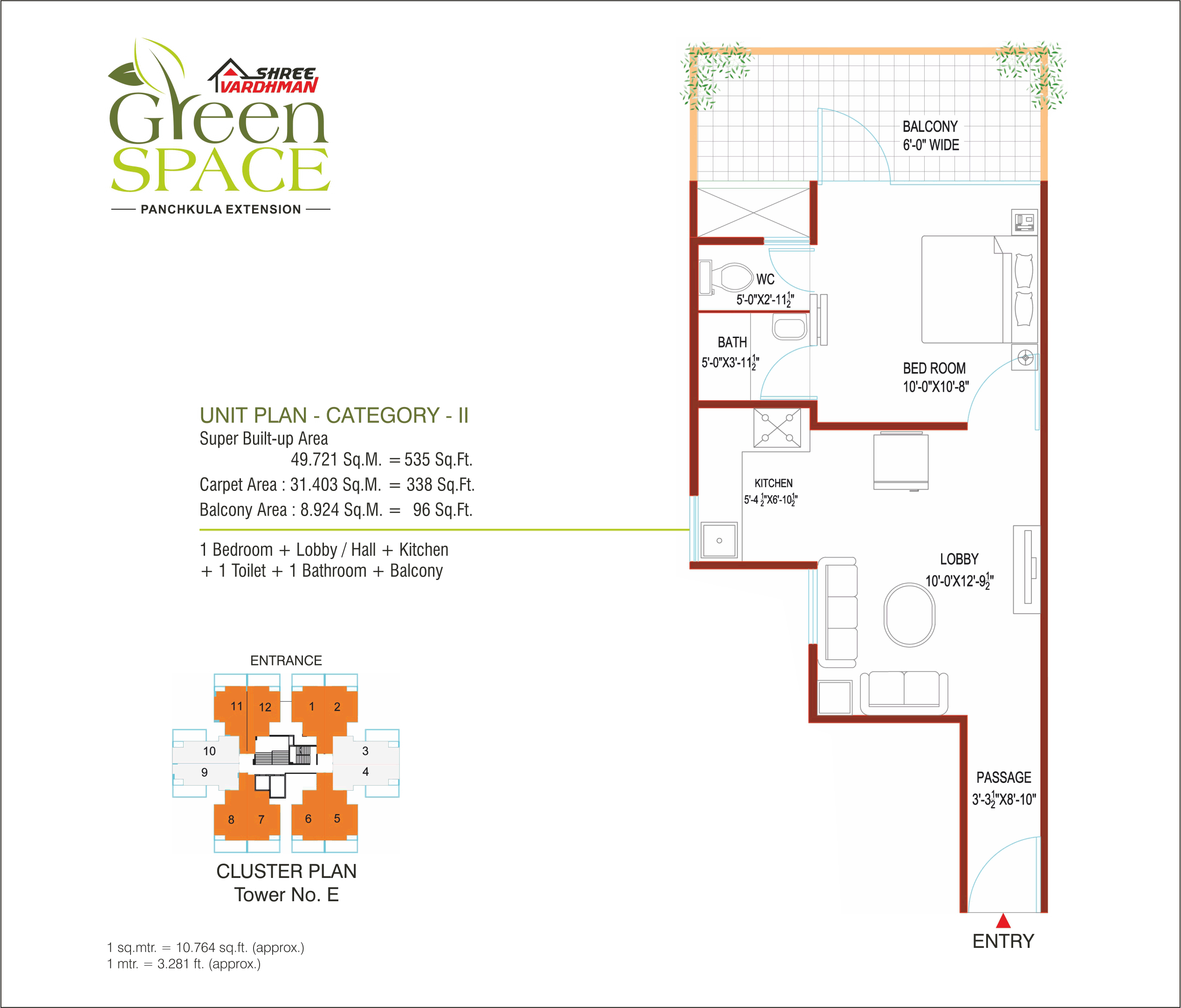 Floor Plan Vardhman Green Space
